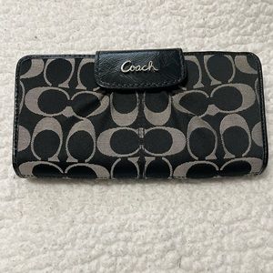 Authentic coach wallet